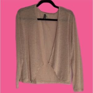 DIVIDED Women’s Blush Pink Open-Front Cardigan Sweater